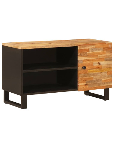 Mobile TV Marrone 80 x 33 x 46 cm Legno di mango massello