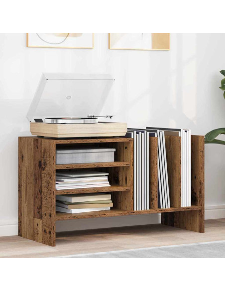Mobile porta vinili Legno vecchio 78.5 x 35 x 45 cm