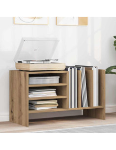 Mobile porta vinili Rovere artigianale 78.5 x 35 x 45 cm