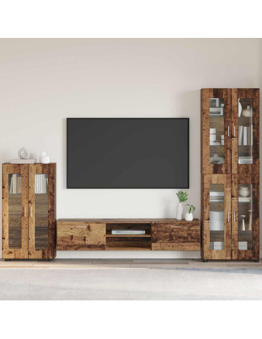 Credenza Legno vecchio 55,5 x 29 x 103 cm Legno multistrato