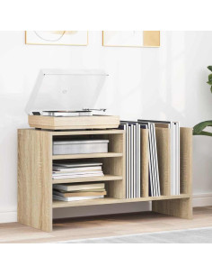 Mobile porta vinili Rovere Sonoma 78.5 x 35 x 45 cm