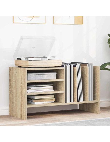 Mobile porta vinili Rovere Sonoma 78.5 x 35 x 45 cm
