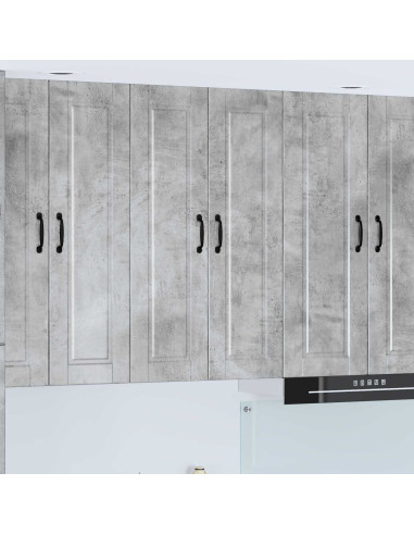 Mobile da cucina con porta Grigio cemento 60 x 31 x 100 cm
