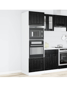 Mobile da cucina Rovere Nero 60 x 57 x 207 cm Legno multistrato