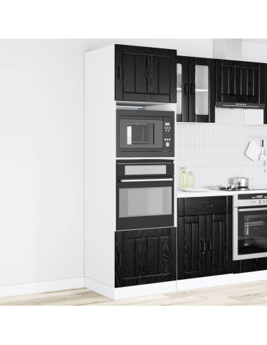 Mobile da cucina Rovere Nero 60 x 57 x 207 cm Legno multistrato