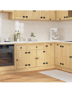 Armadietto con cassetto Miele 60 x 46 x 81,5 cm Pino massello