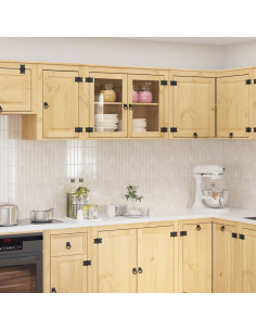 Armadietto con lo scaffale Miele 60 x 32 x 40 cm Pino massello