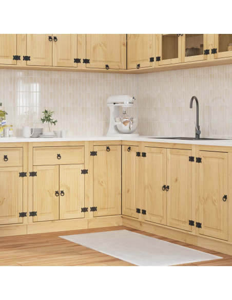 Armadietto con lo scaffale Miele 60 x 32 x 40 cm Pino massello