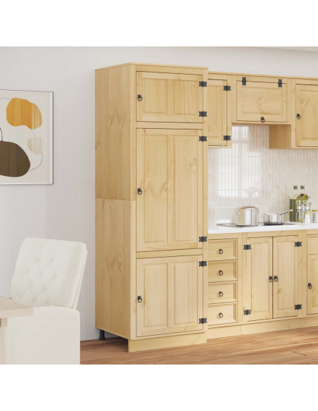 Armadietto con lo scaffale Miele 60 x 32 x 40 cm Pino massello