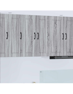 Mobile da cucina con porta 2 pcs Grigio Sonoma 30 x 31 x 80 cm