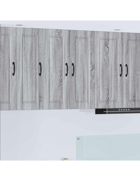 Mobile da cucina con porta 2 pcs Grigio Sonoma 30 x 31 x 80 cm