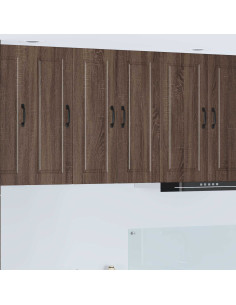 Mobile da cucina con lo scaffale Rovere Marrone 30 x 31 x 80 cm