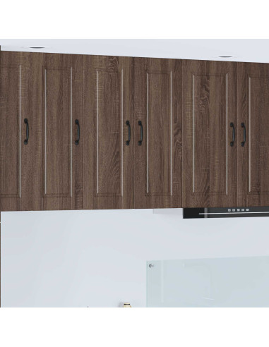 Mobile da cucina con porta 2 pcs Rovere Marrone 30 x 31 x 80 cm