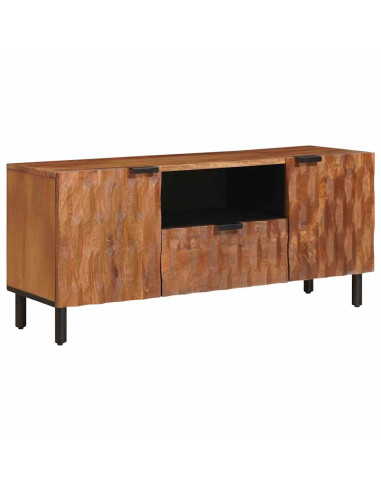 Mobile TV con cassetto Finitura Marrone Acacia 105 x 33 x 46 cm