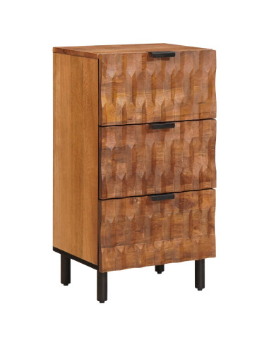 Credenza con cassetto Finitura Marrone Acacia 40 x 33 x 75 cm