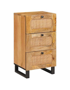 Credenza Marrone 40 x 33 x 75 cm Legno di mango massello