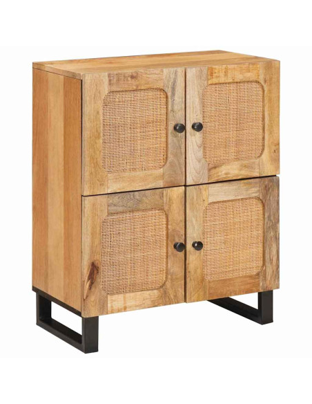 Credenza Marrone 60 x 33 x 75 cm Legno di mango massello