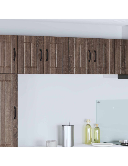 Armadi a pareti per cucina 2 pcs Rovere Marrone 60 x 31 x 40 cm