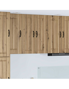 Pensile cucina con porta Rovere artigianale 30 x 31 x 80 cm