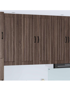 Pensile cucina con porta Rovere Marrone 80 x 31 x 100 cm