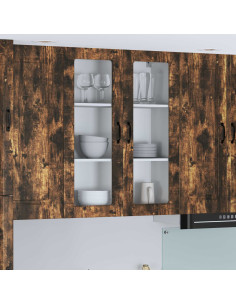 Pensile cucina Rovere fumé 80 x 31 x 100 cm Legno multistrato