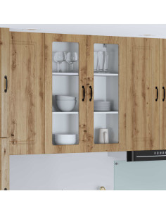 Pensile cucina con porta Rovere artigianale 80 x 31 x 100 cm