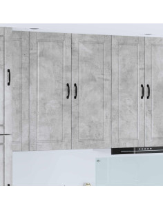Mobile da cucina con porta Grigio cemento 40 x 31 x 100 cm