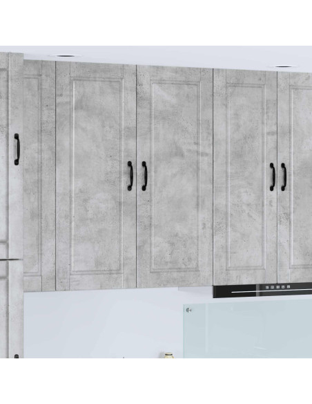 Mobile da cucina con porta Grigio cemento 40 x 31 x 100 cm