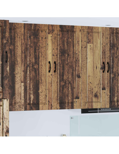 Mobile da cucina con lo scaffale Legno vecchio 40 x 31 x 100 cm