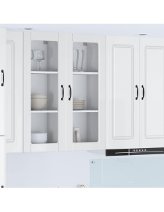 Mobile da cucina con lo scaffale Bianco Lucido 40 x 31 x 100 cm