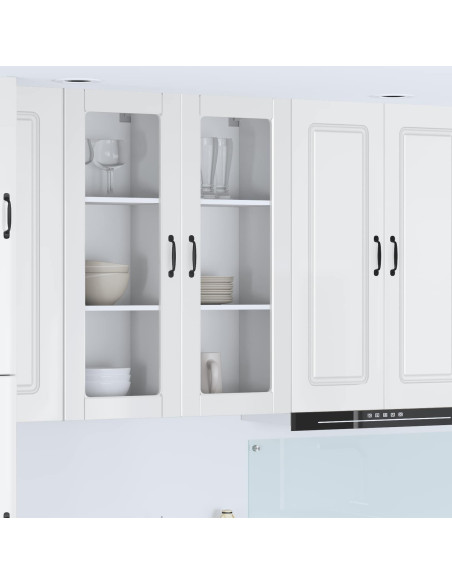 Mobile da cucina con lo scaffale Bianco Lucido 40 x 31 x 100 cm