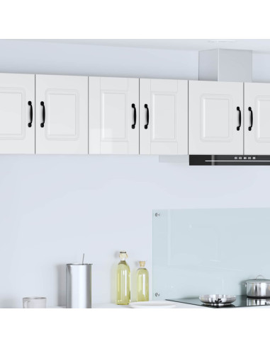 Mobile da cucina con porta 2 pcs Bianco Lucido 30 x 31 x 40 cm