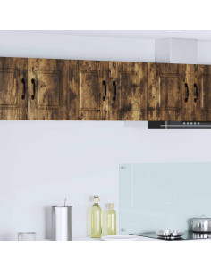 Mobile da cucina con porta 2 pcs Rovere fumé 30 x 31 x 40 cm