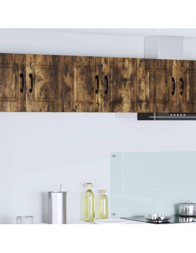 Mobile da cucina con porta 2 pcs Rovere fumé 30 x 31 x 40 cm