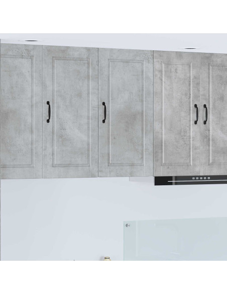 Mobile da cucina con lo scaffale Grigio cemento 40 x 31 x 80 cm