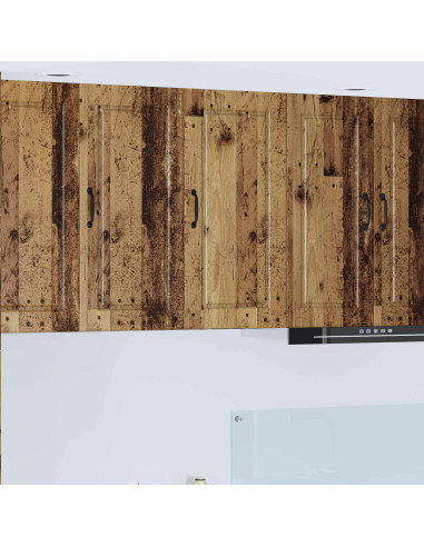 Mobile da cucina con lo scaffale Legno vecchio 40 x 31 x 80 cm