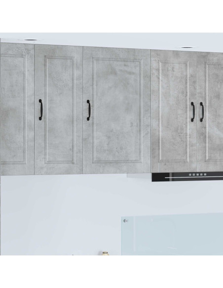 Mobile da cucina con lo scaffale Grigio cemento 50 x 31 x 80 cm