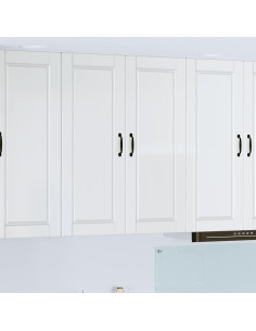 Mobile da cucina con lo scaffale Bianco Lucido 80 x 31 x 100 cm