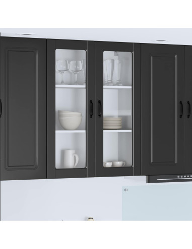 Mobile da cucina Nero 80 x 31 x 100 cm Legno multistrato