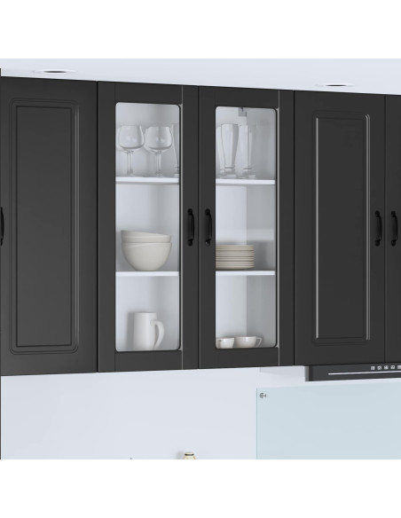 Mobile da cucina Nero 80 x 31 x 100 cm Legno multistrato