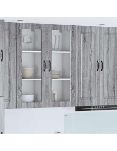 Mobile da cucina con lo scaffale Grigio Sonoma 40 x 31 x 100 cm
