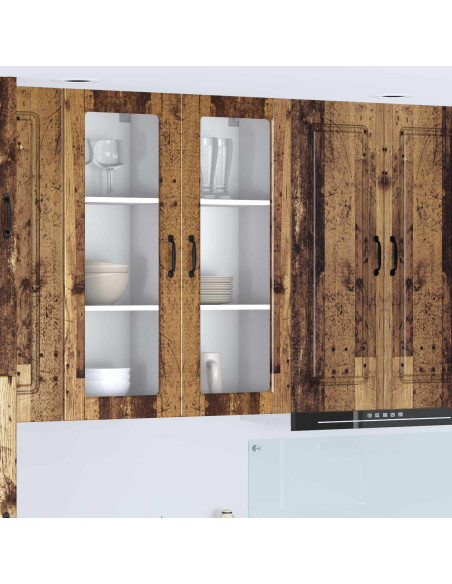 Mobile da cucina con lo scaffale Legno vecchio 40 x 31 x 100 cm