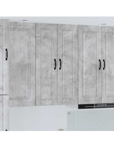 Mobile da cucina con porta Grigio cemento 30 x 31 x 100 cm