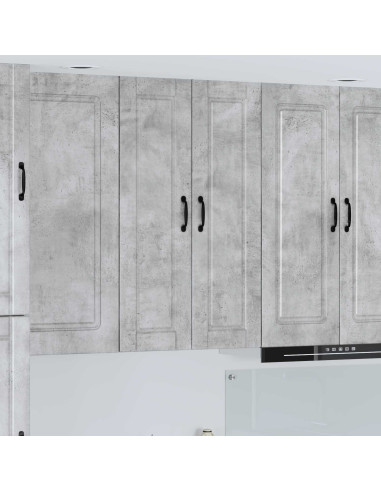 Mobile da cucina con porta Grigio cemento 30 x 31 x 100 cm