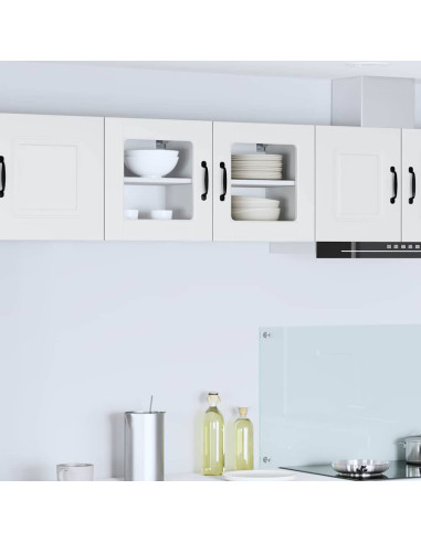 Mobile da cucina 2 pcs Bianco 40 x 31 x 40 cm Legno multistrato