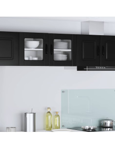 Mobile da cucina 2 pcs Nero 40 x 31 x 40 cm Legno multistrato