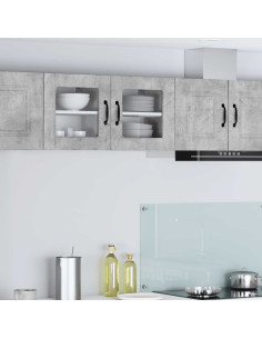 Mobile da cucina con lo scaffale Grigio cemento 40 x 31 x 40 cm