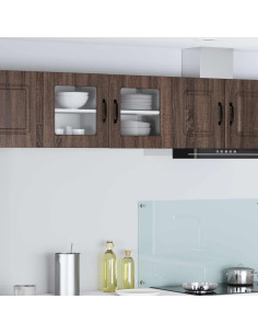 Mobile da cucina con porta 2 pcs Rovere Marrone 40 x 31 x 40 cm