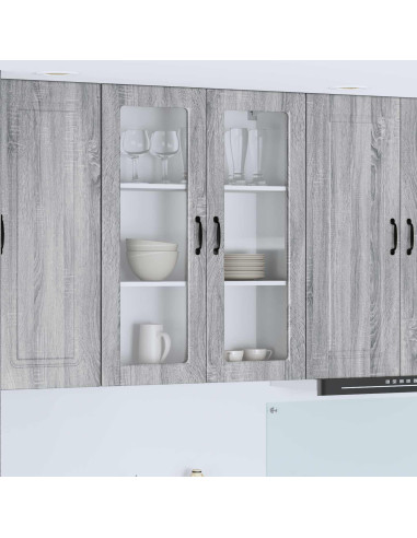 Mobile da cucina con lo scaffale Grigio Sonoma 80 x 31 x 100 cm