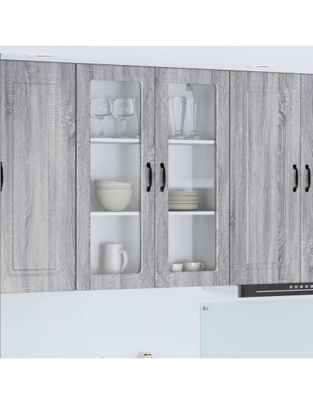 Mobile da cucina con lo scaffale Grigio Sonoma 80 x 31 x 100 cm